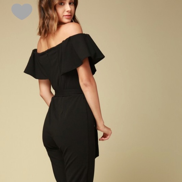 Off shoulder ruffle jumpsuit (LAST ONE ) - Picture 4 of 4